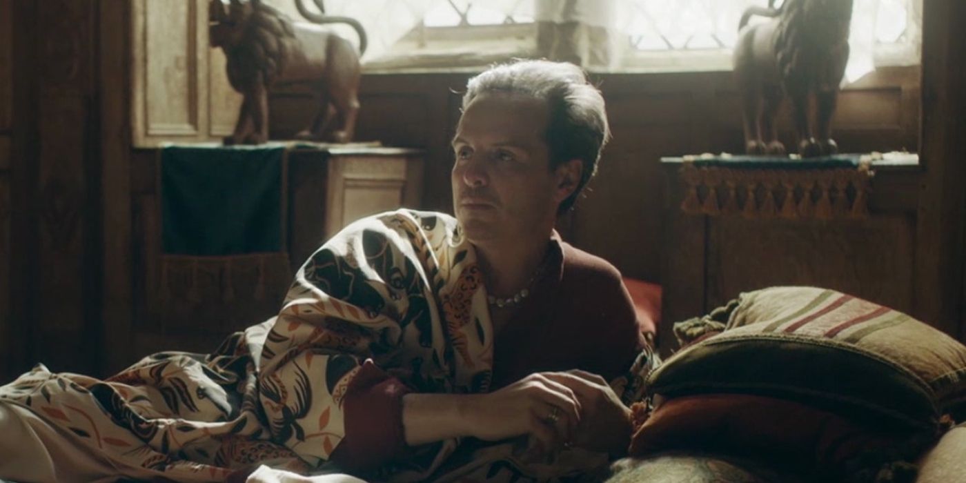 Andrew Scott as Lord Rollo in Catherine Called Birdy