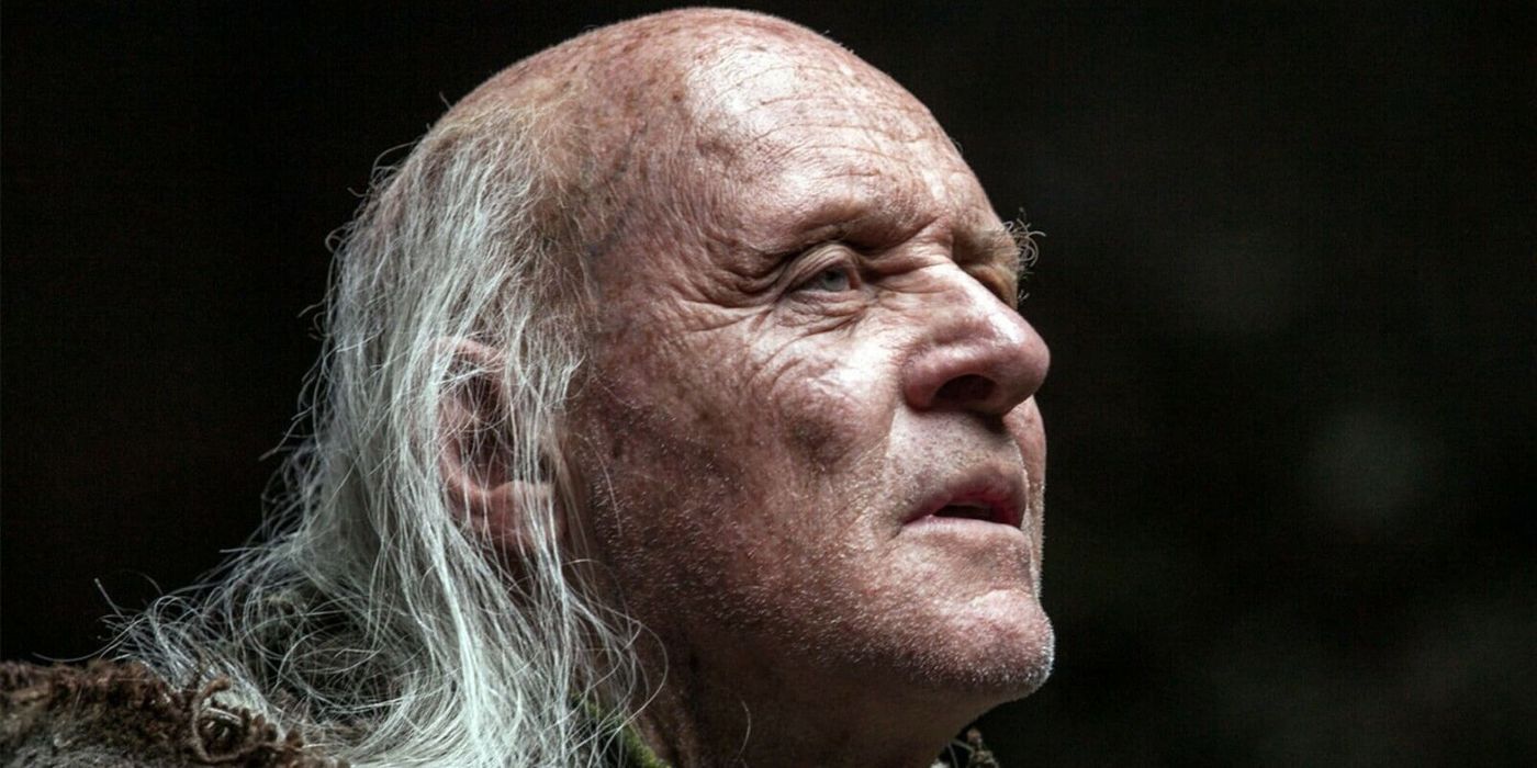 Anthony Hopkins como Matusalém em uma cena de Noé.