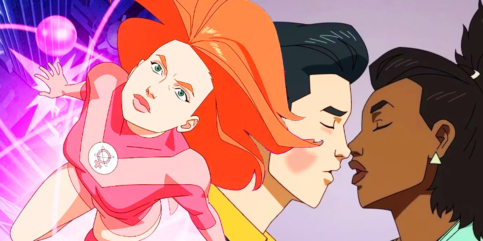 Atom-Eve, Mark, and Amber in Invincible