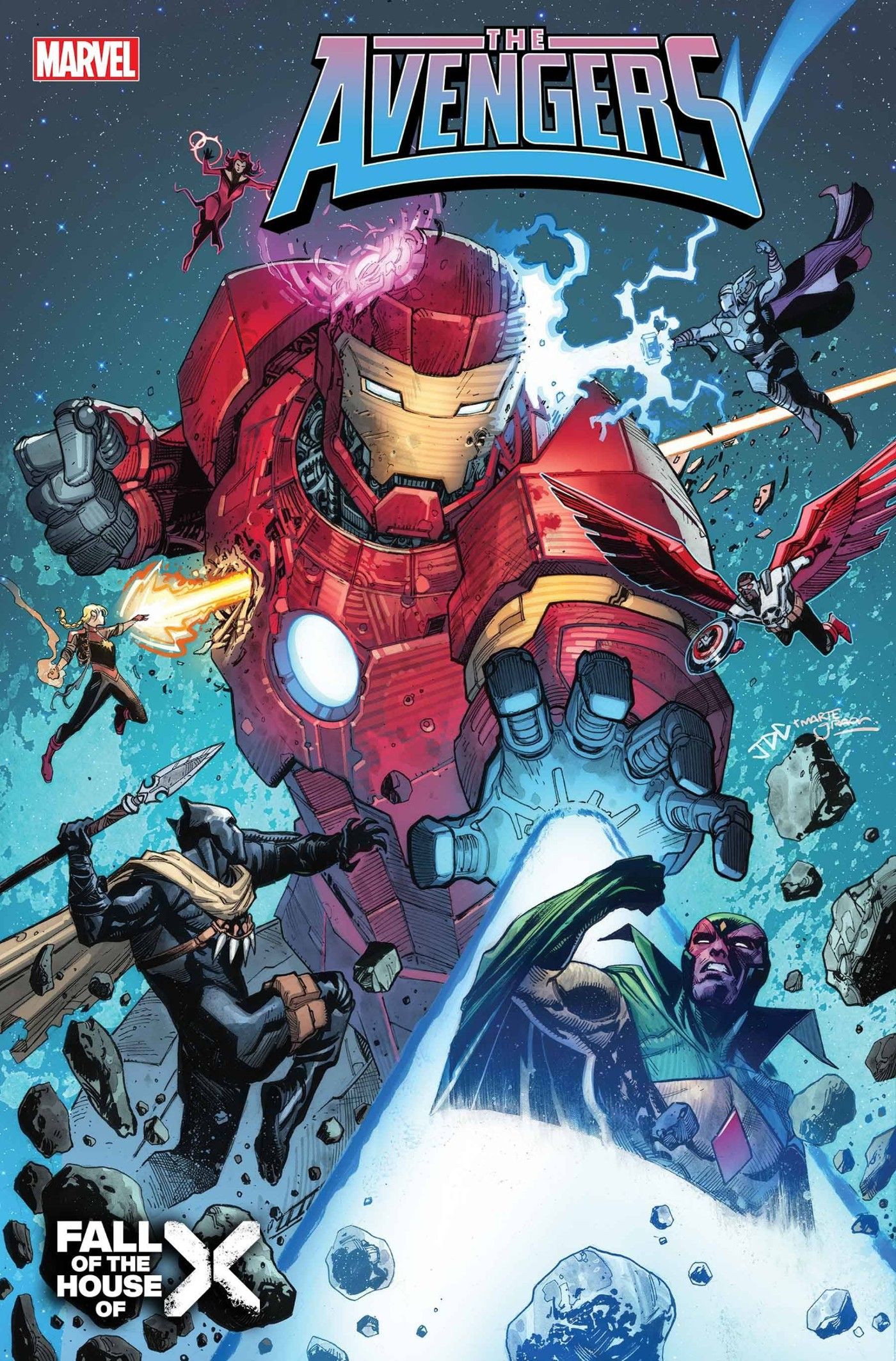 Avengers #13 fighting Stark Sentinel