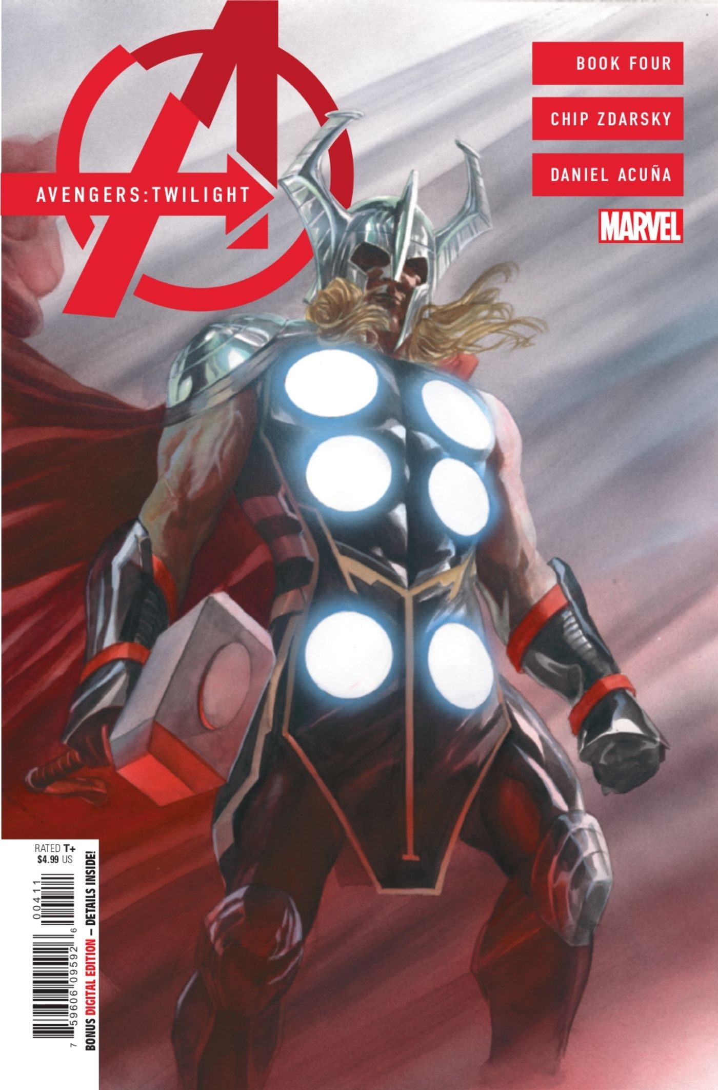 Avengers: Twilight #4 cover featuring Thor.