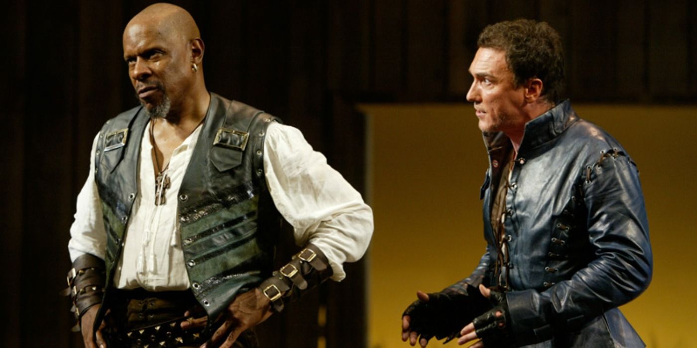 Avery Brooks and Patrick Page in Shakespeare's Othello