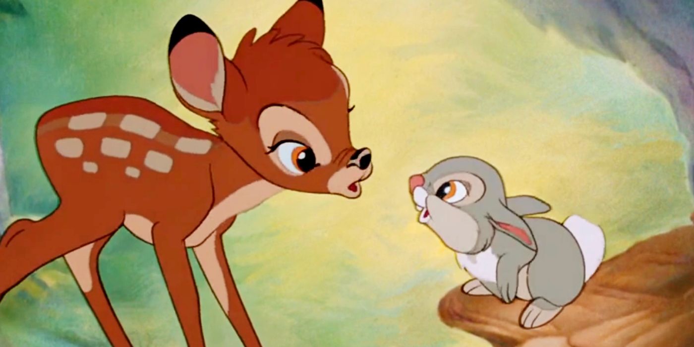 Bambi and Thumper in Bambi