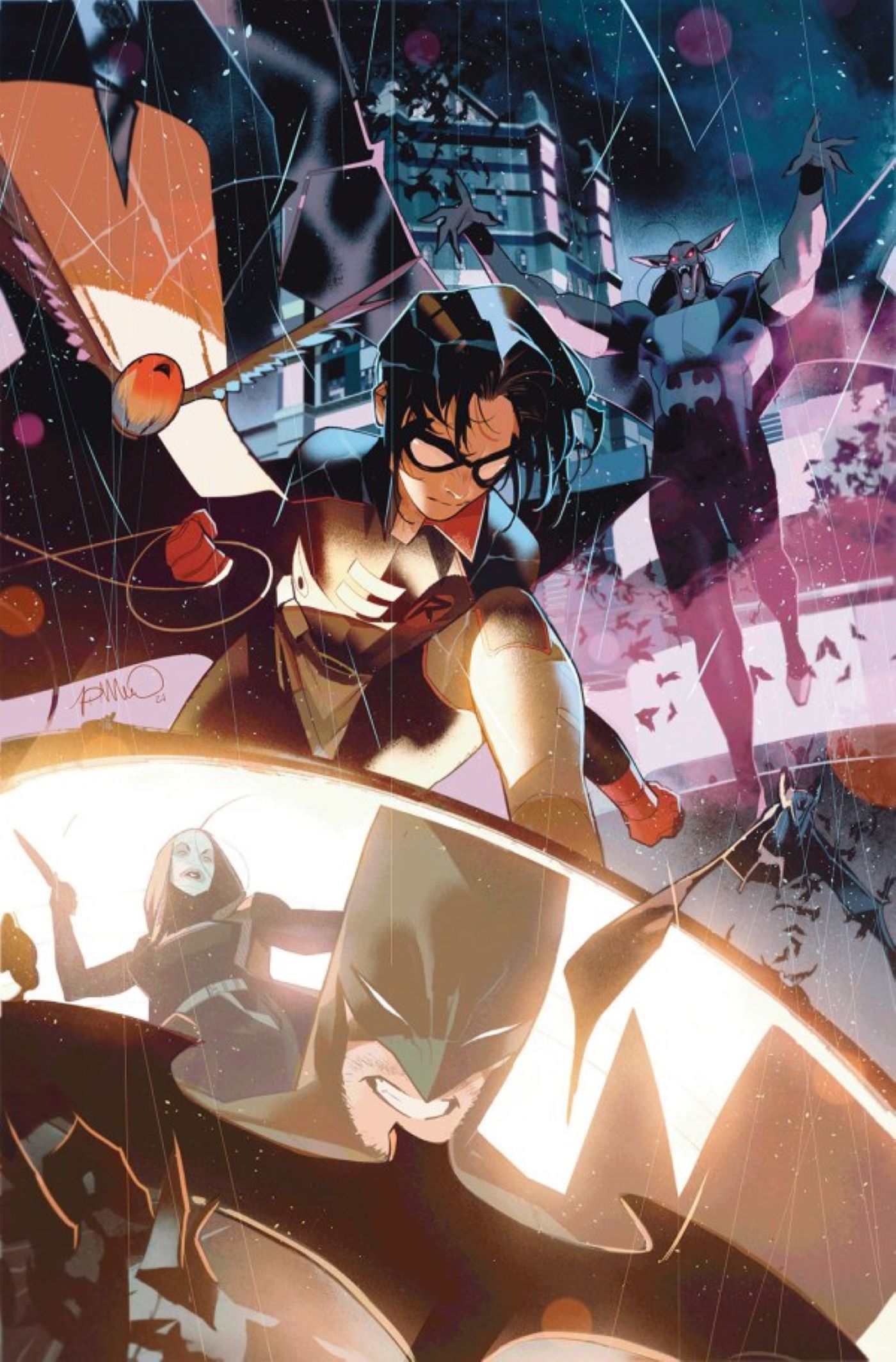 Capa de Batman e Robin #10 com Damian Wayne