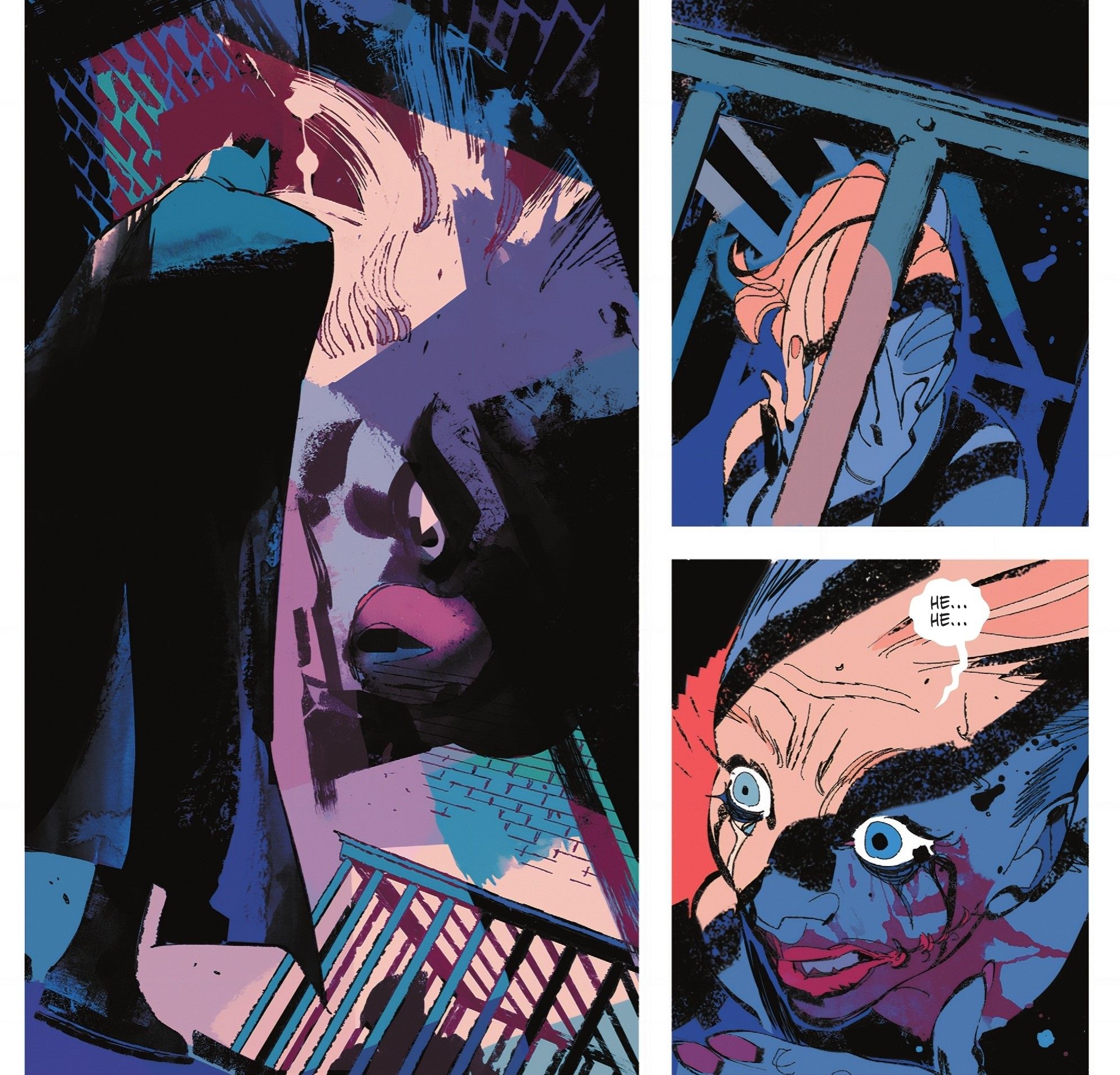 BAtman Dylan Dog #1 featuring batman and mutilated girl