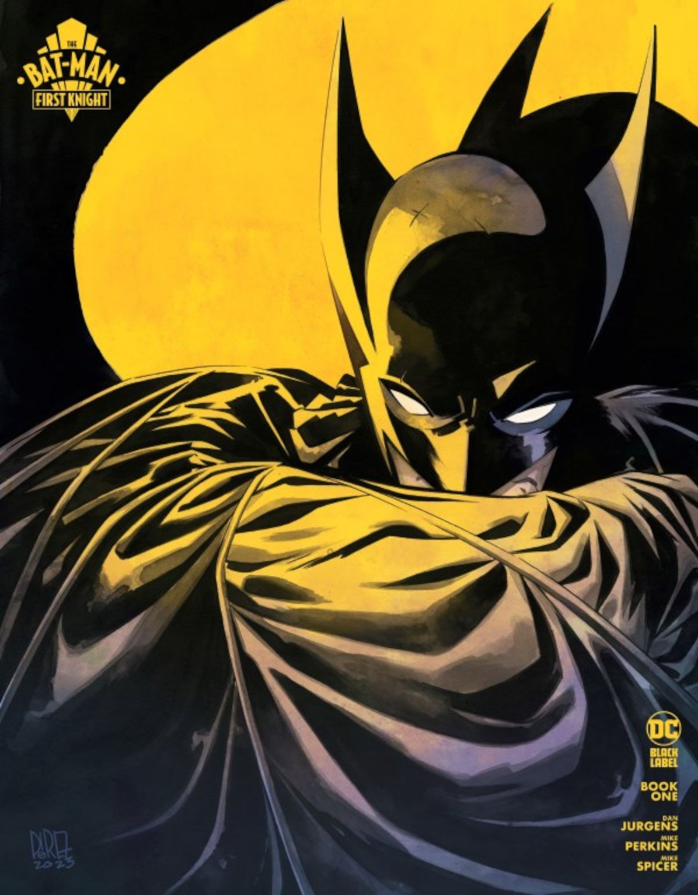 Variante 1 da capa do primeiro cavaleiro do Batman