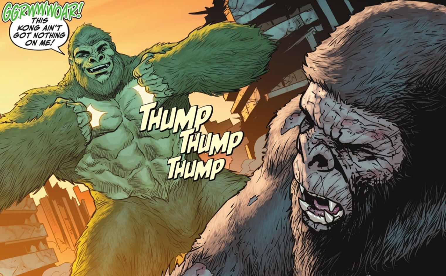 Beast Boy Becomes Kong DC