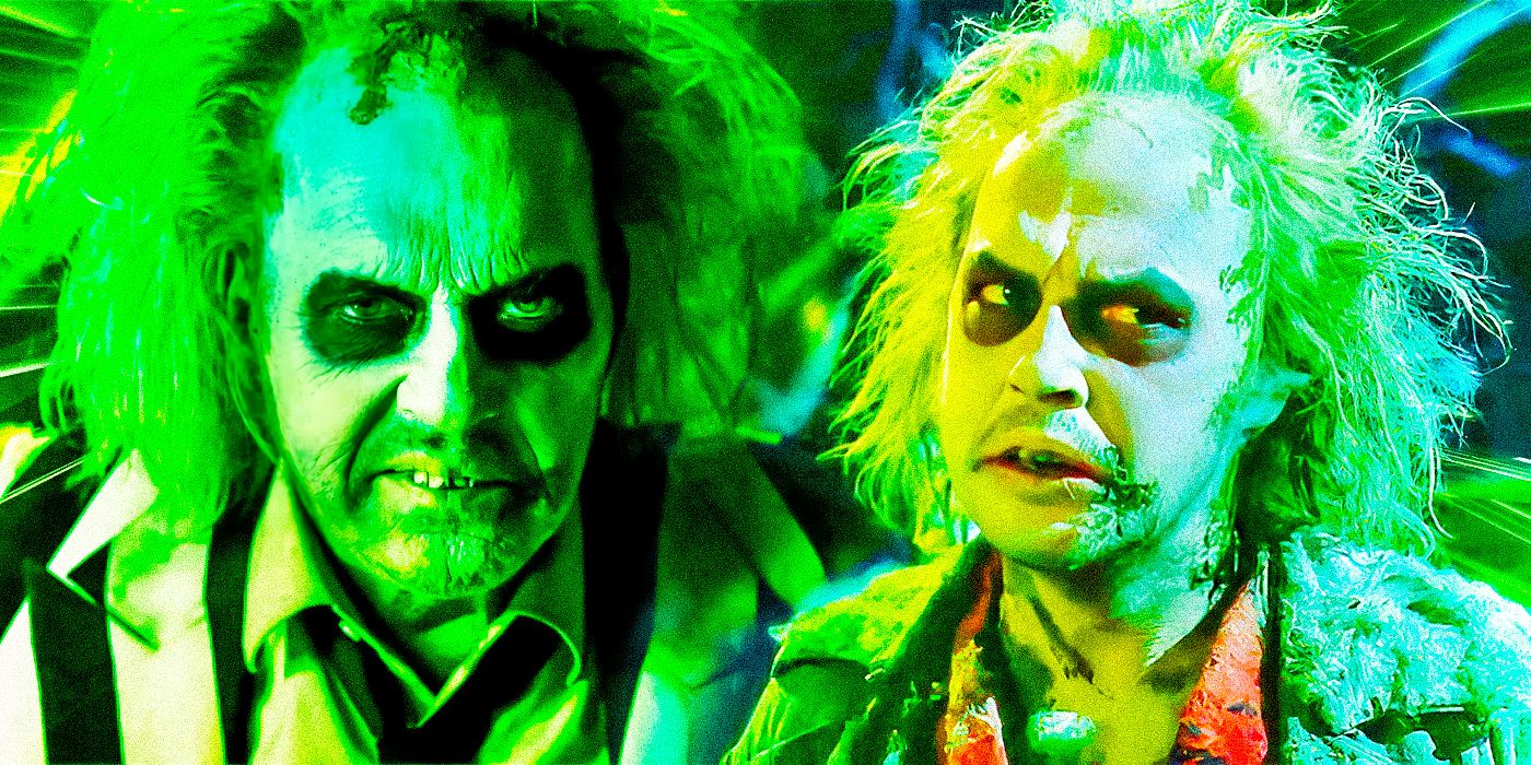 Beetlejuice Michael Keaton in the sequel and the original movie