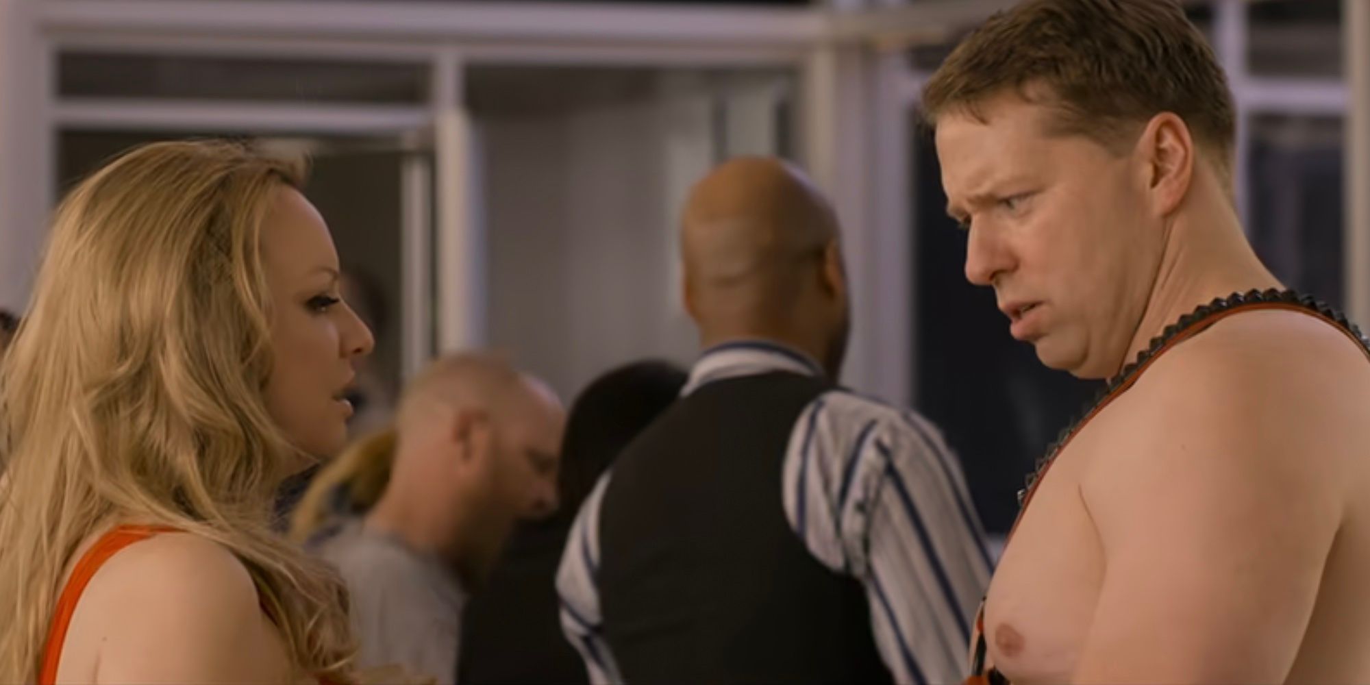 Gary Owen as Bennett & Wendi McLendon-Covey as Tish in Think Like a Man Too