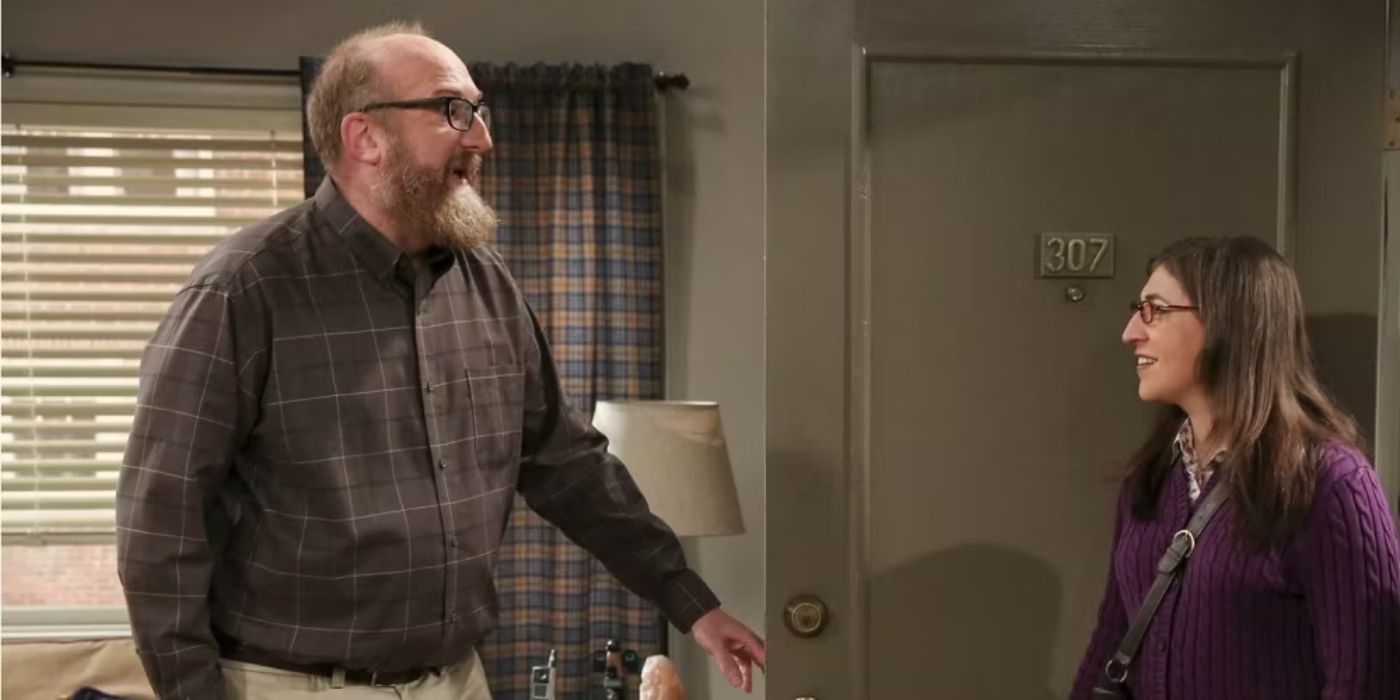 Bert Kibbler and Amy Farrah Fowler in The Big Bang Theory 