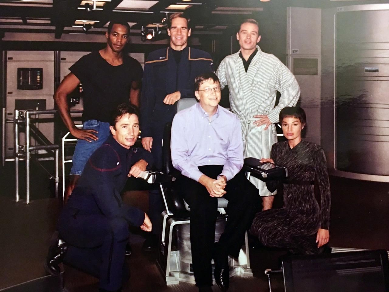 Visita de Bill Gates Star Trek Enterprise