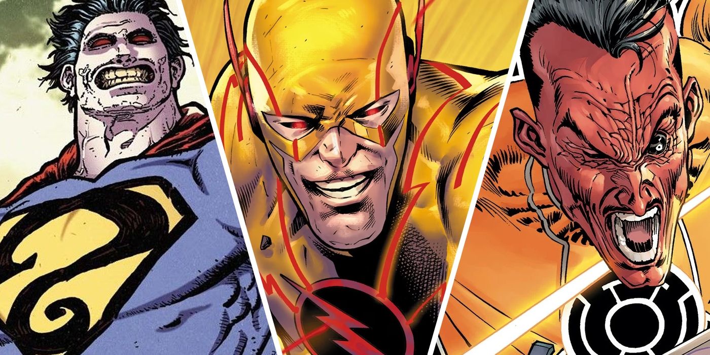 Bizarro Reverse-Flash and Sinestro DC