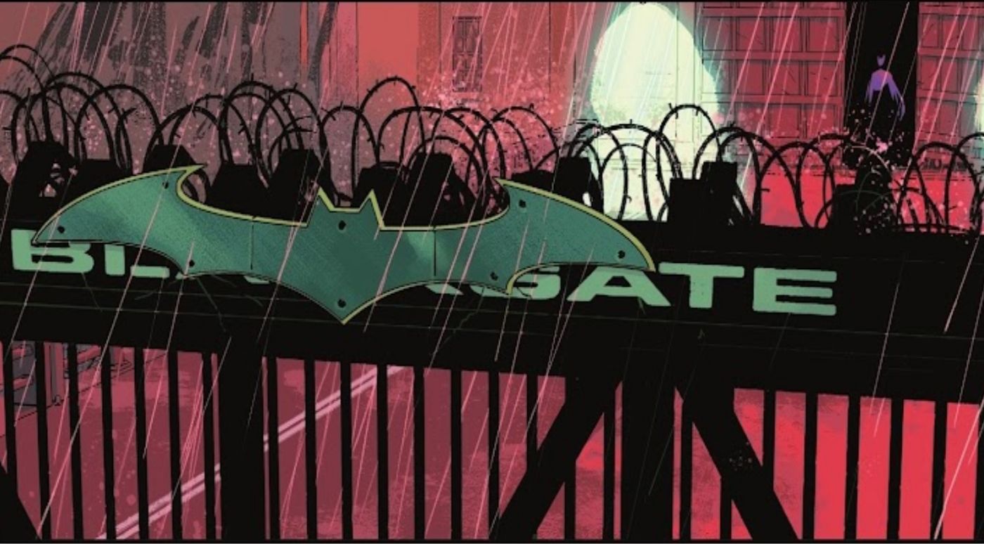 Comic book panel: Blackgate Has Been Rebranded As Zur-En-Arrh's Personal Prison