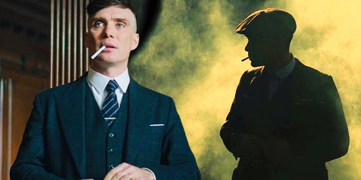 Blended image of Tommy Shelby (Cillian Murphy) in Peaky Blinders