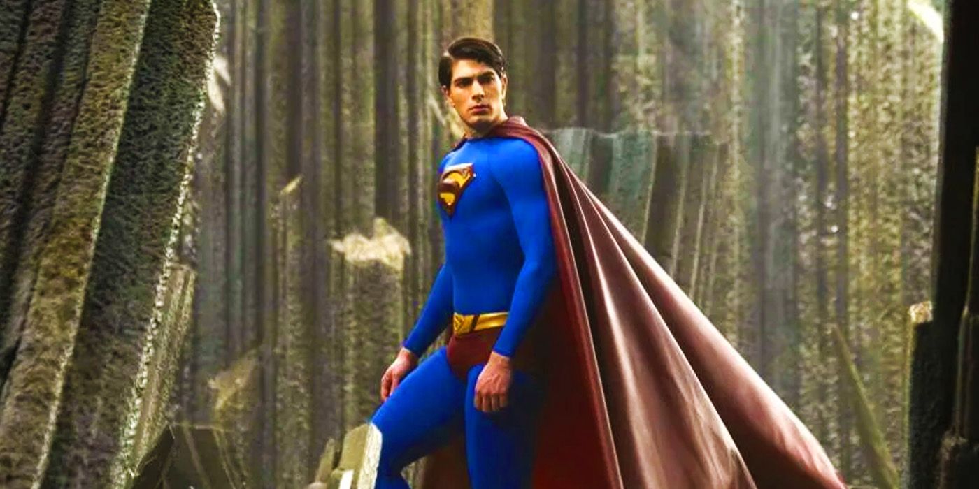 Brandon Routh como Superman em Superman: O Retorno, de 2006