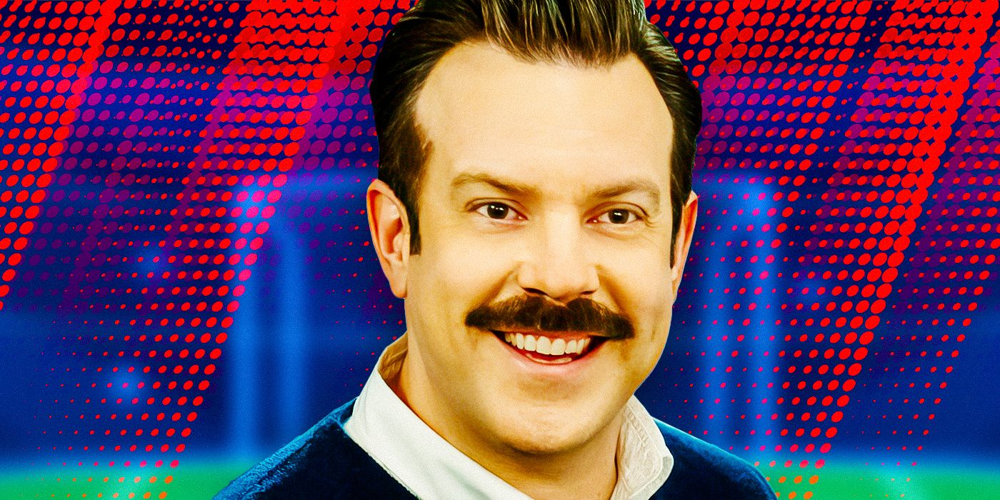 Jason Sudeikis as Ted Lasso in Ted Lasso.