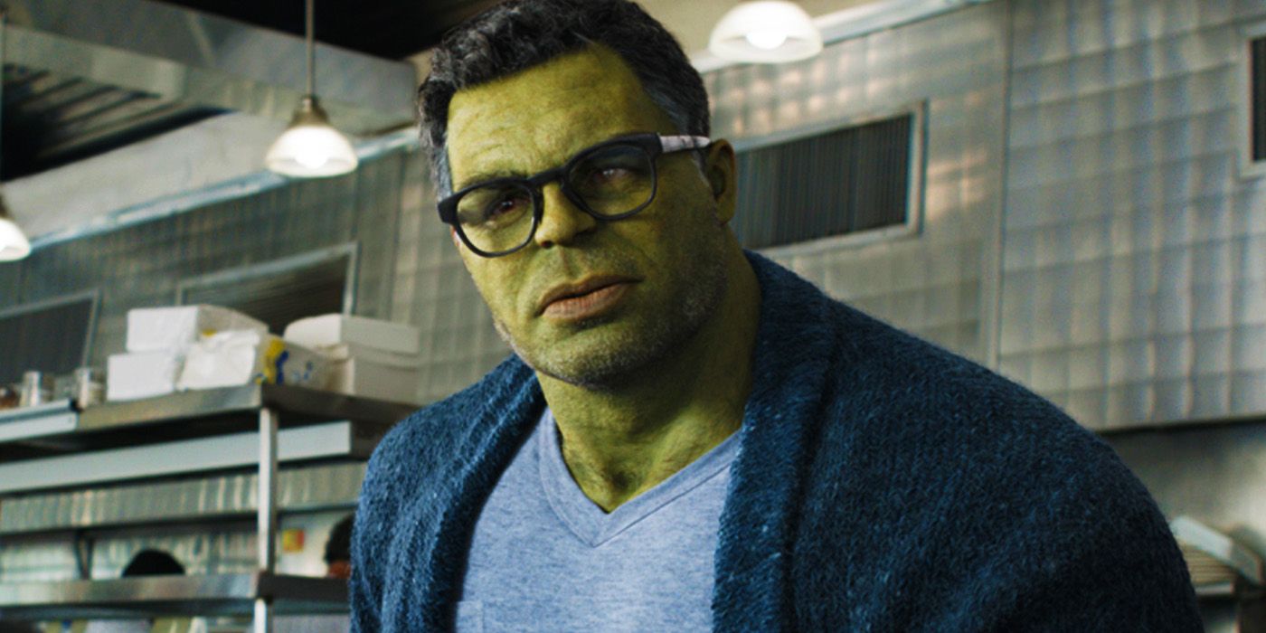 Bruce Banner's Smart Hulk at the start of Avengers Endgame