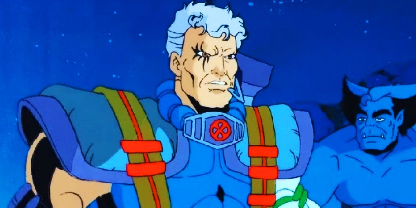 Cable with Beast in X-Men The Animated Series