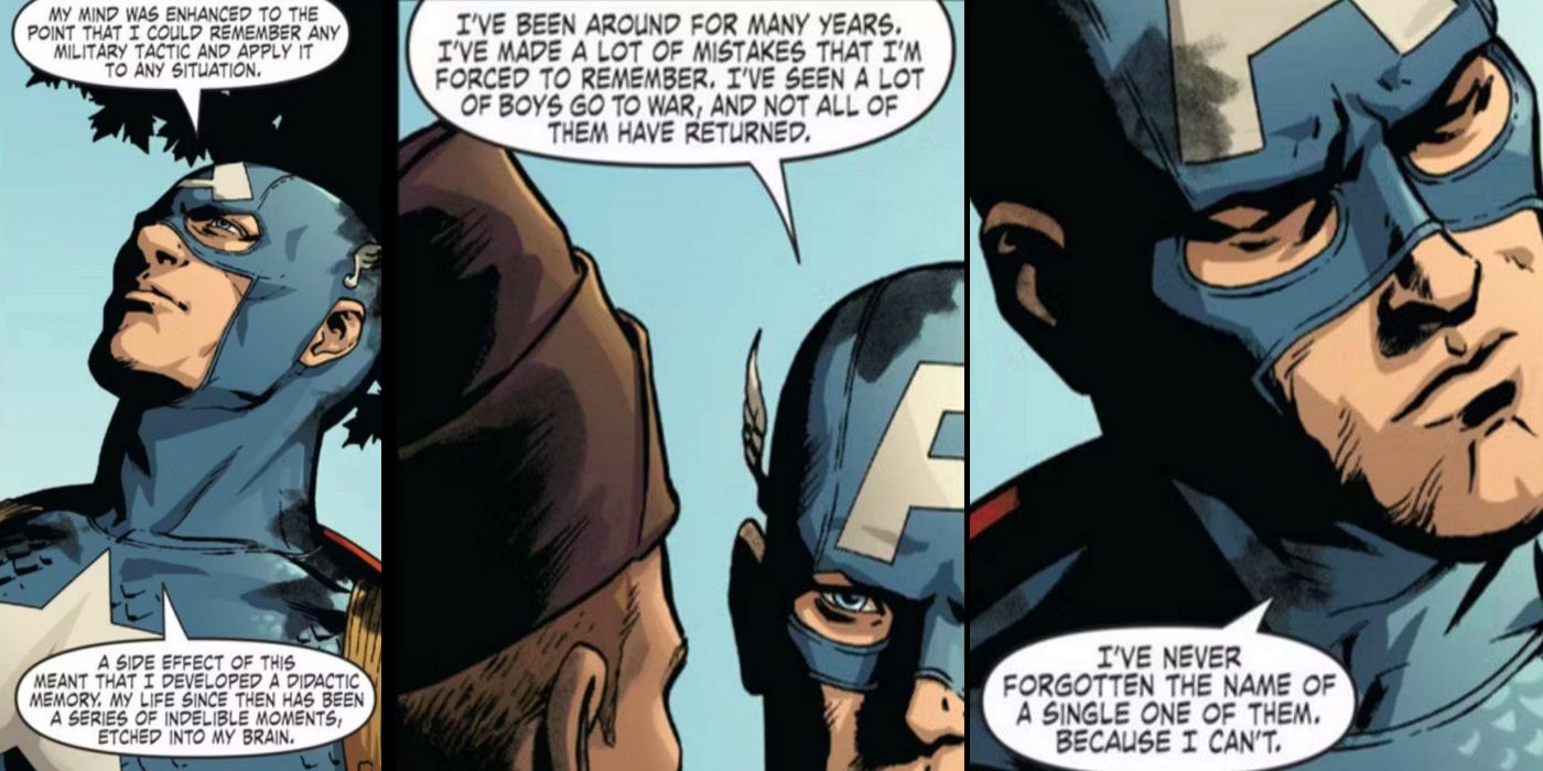 Captain America Haunted by Perfect Memory Recall in Marvel Comics