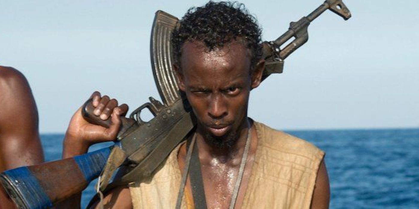 Barkhad Abdi como Abduwali Muse em Captian Phillips.