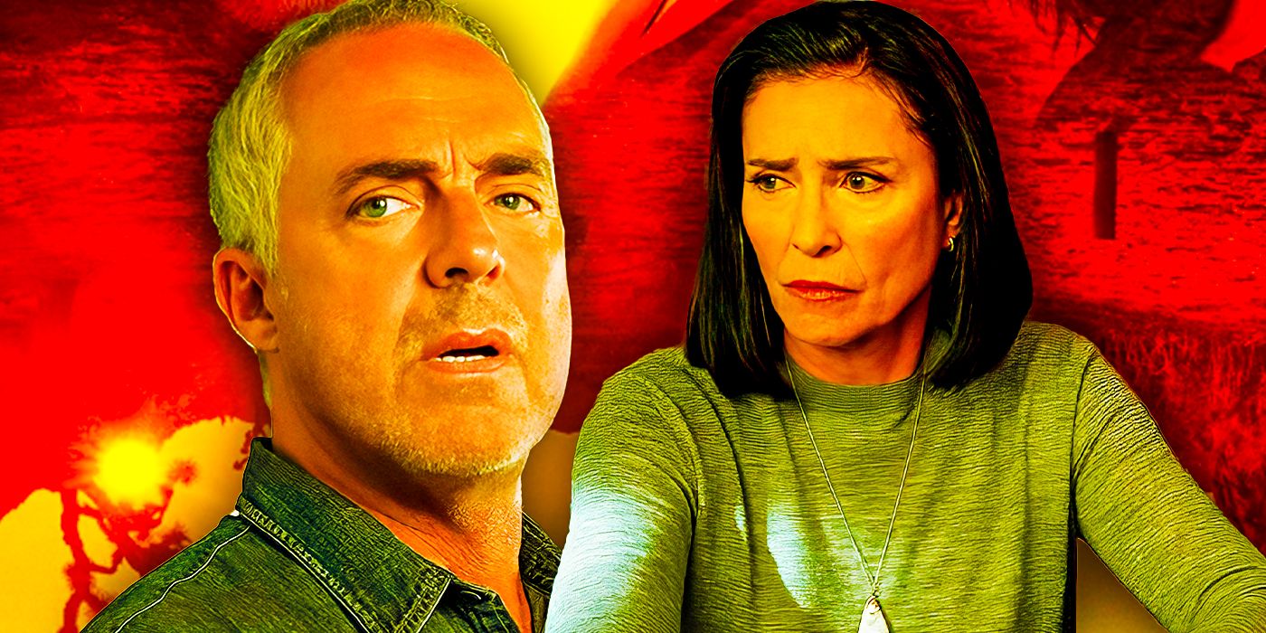 Titus Welliver as Harry Bosch and Mimi Rogers as Honey Chandler from Bosch: Legacy