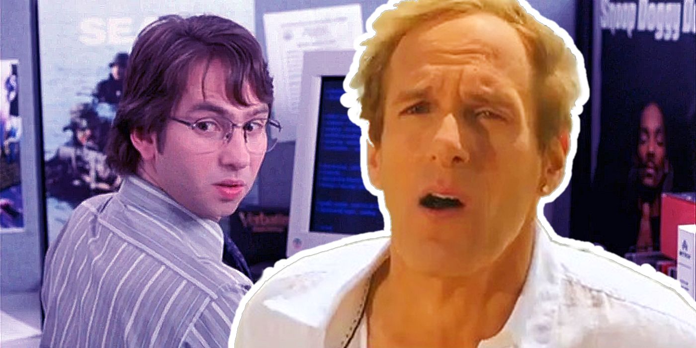 Collage of Michael Bolton the singer and from Office Space.
