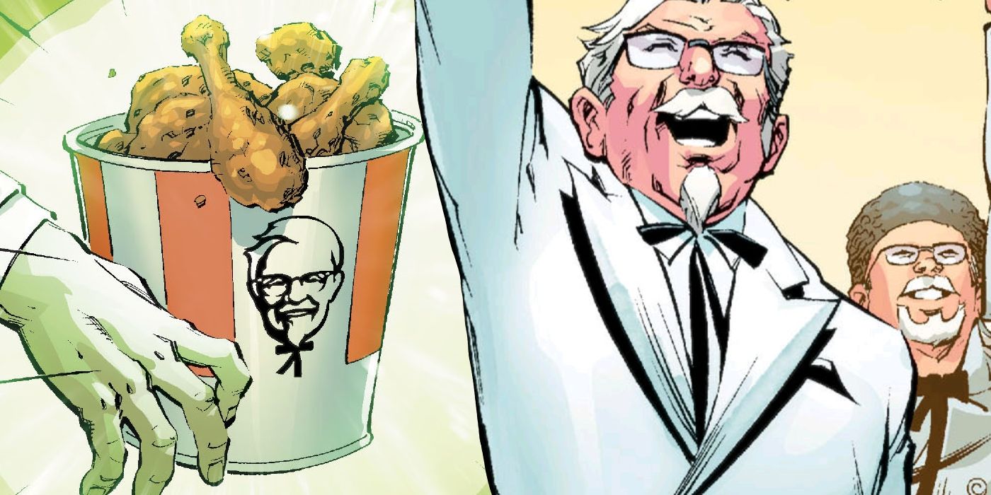 Colonel Sanders KFC DC Comics Crossover