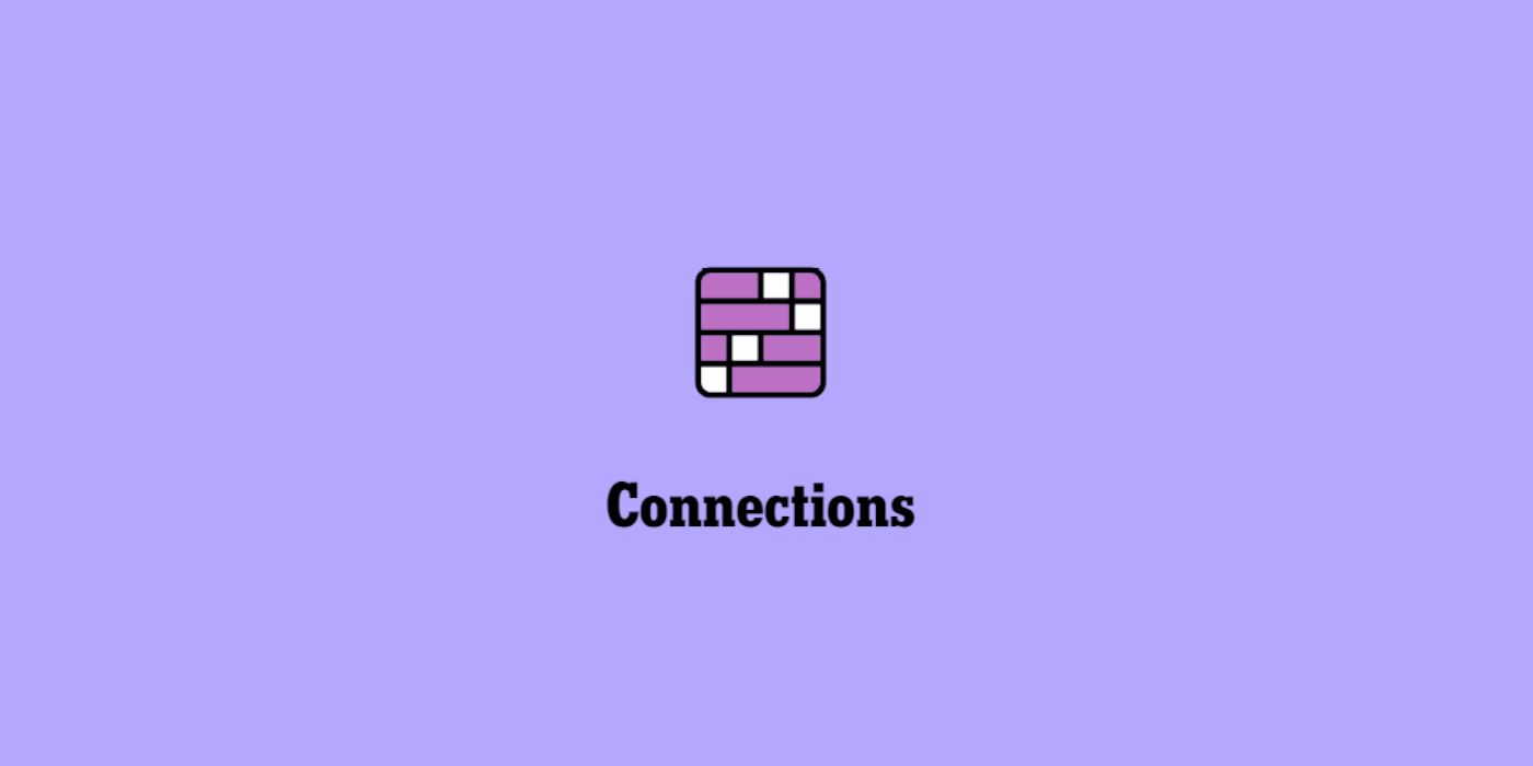 Connections Icon with a purple background from NYT