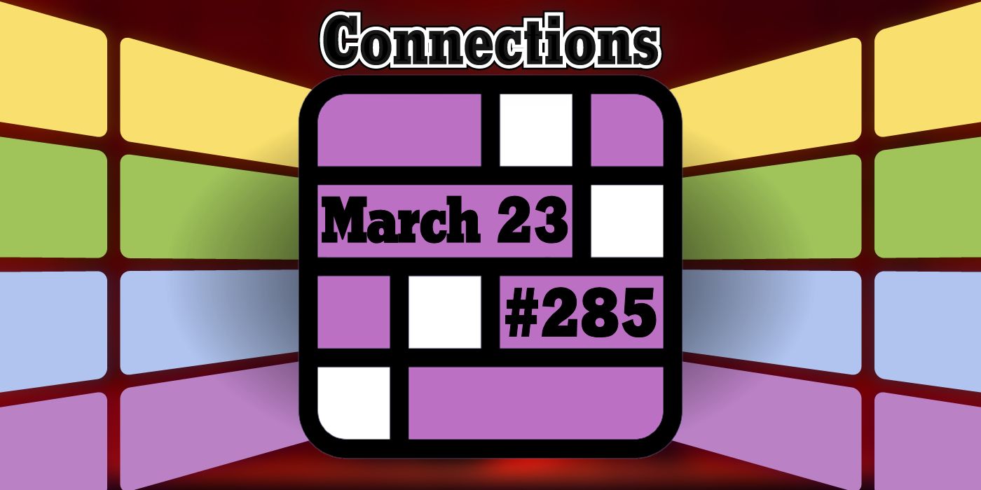 Connections March 23 Grid With The Date And Puzzle Number