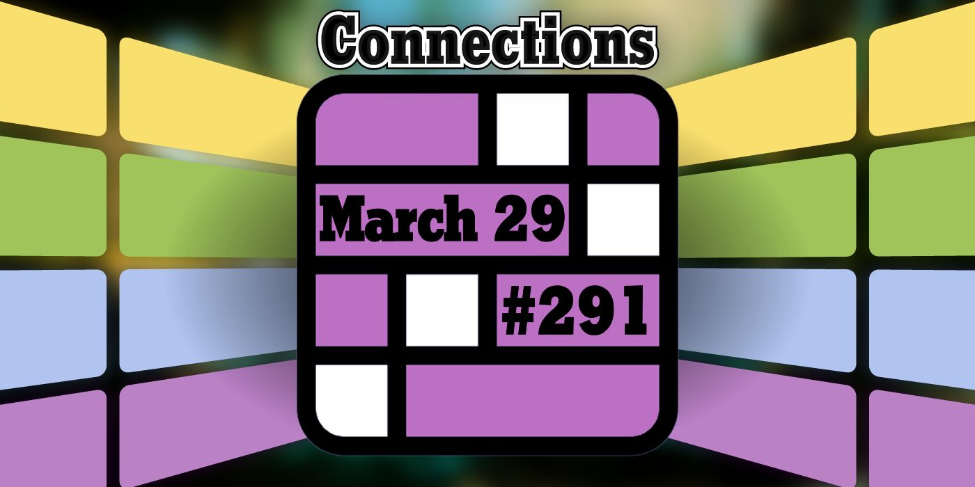 Connections March 29 Grid With the date and game number