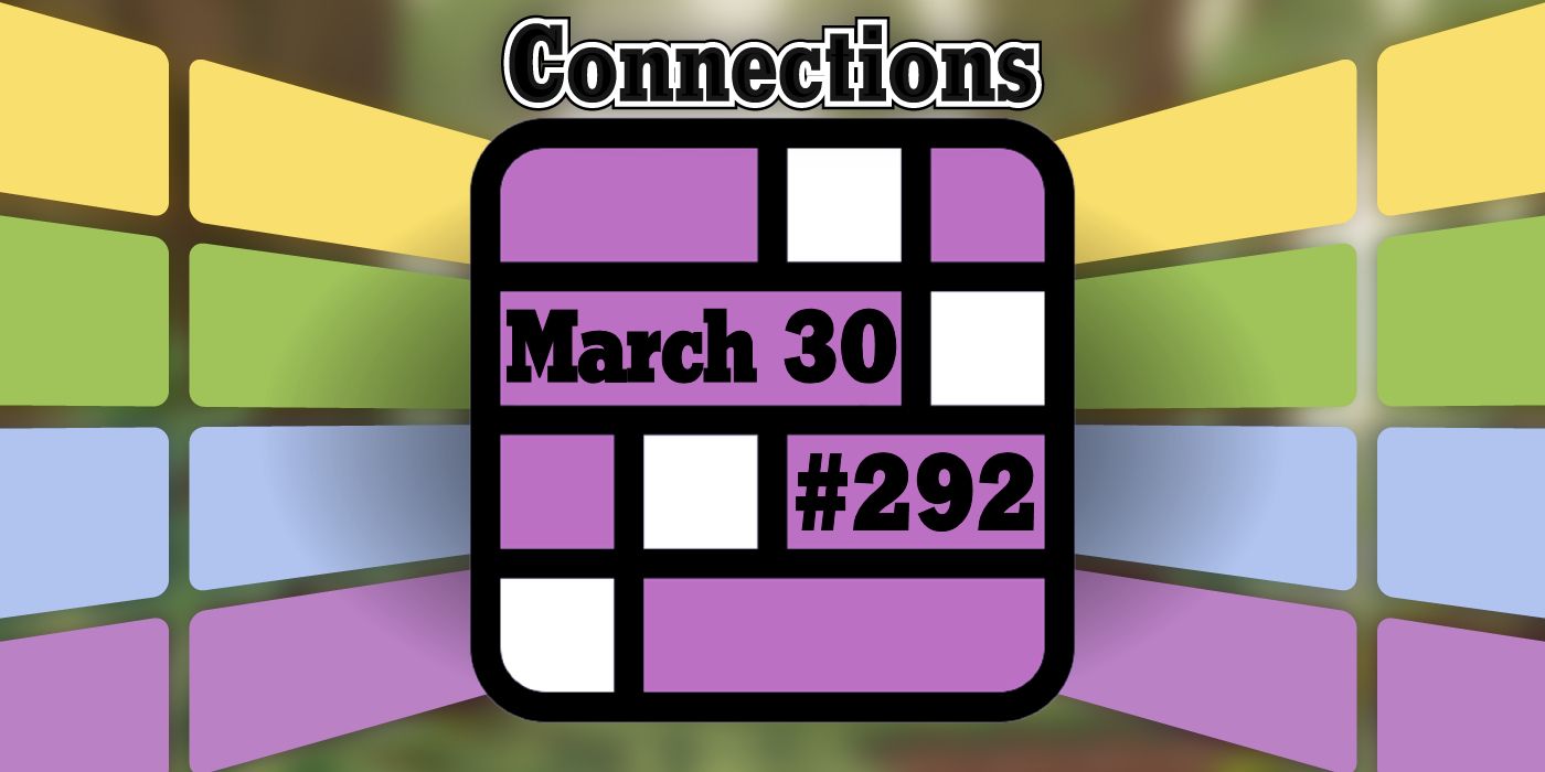 Connections March 30 Grid With the date and game number