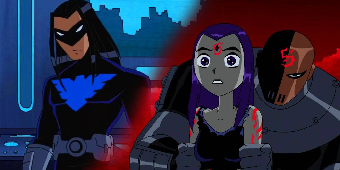 Custom Image Nightwing Raven and Slade Teen Titans 2003-1