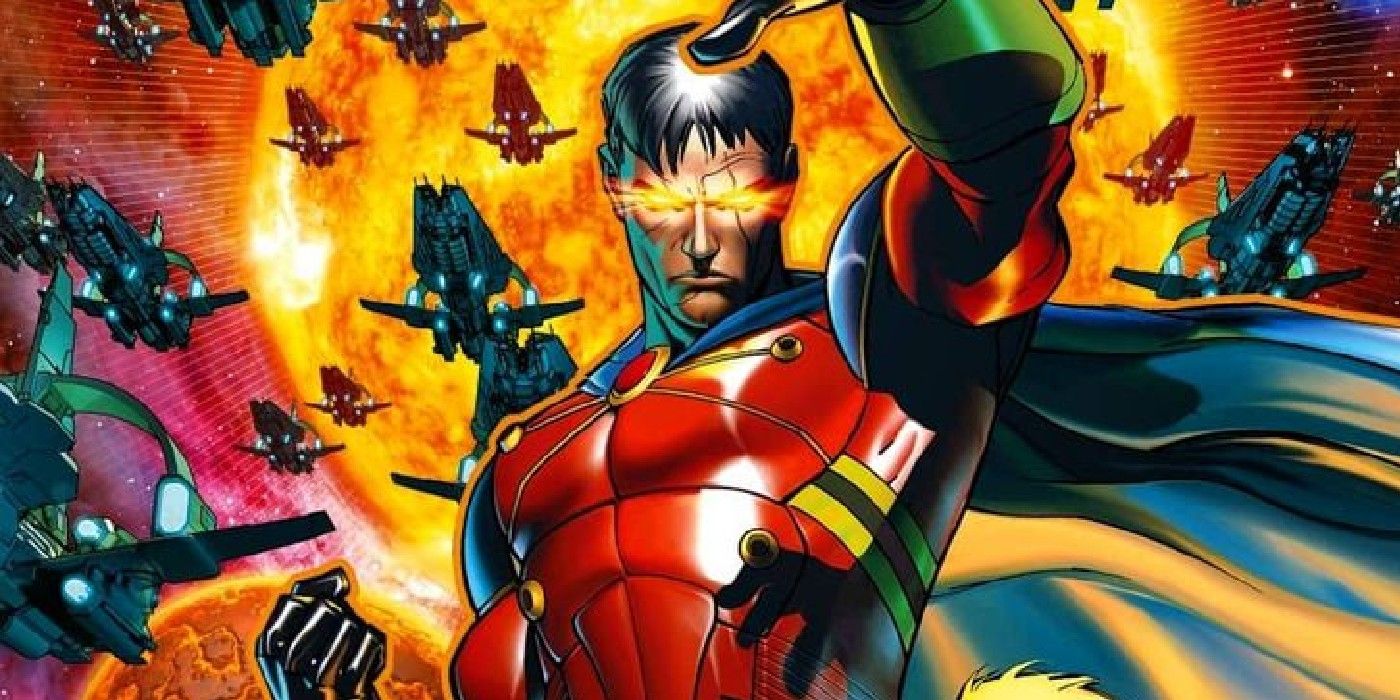 cyclops' brother vulcan commanding his space empire in marvel comics