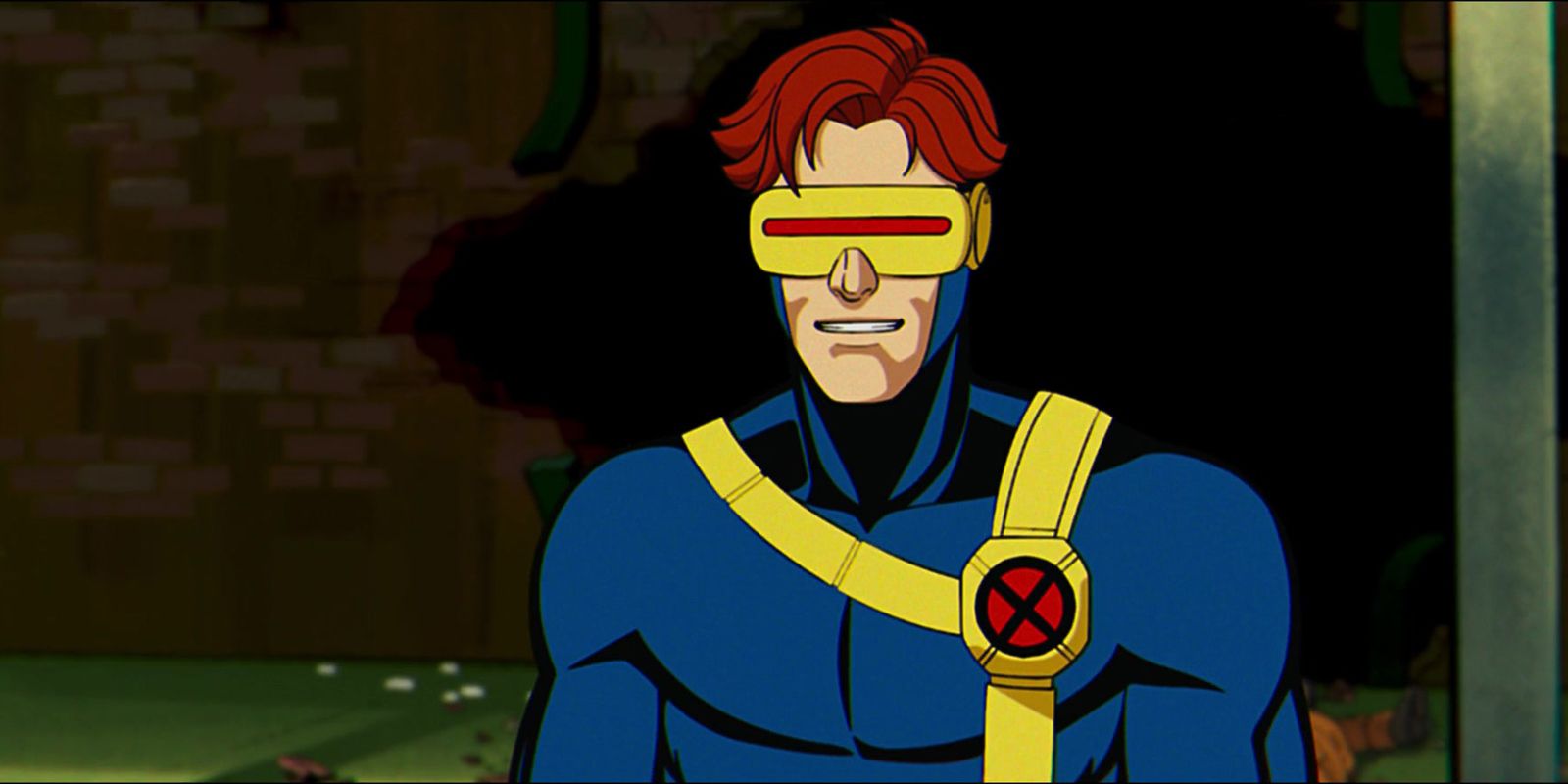Cyclops awkward smile in X-Men '97