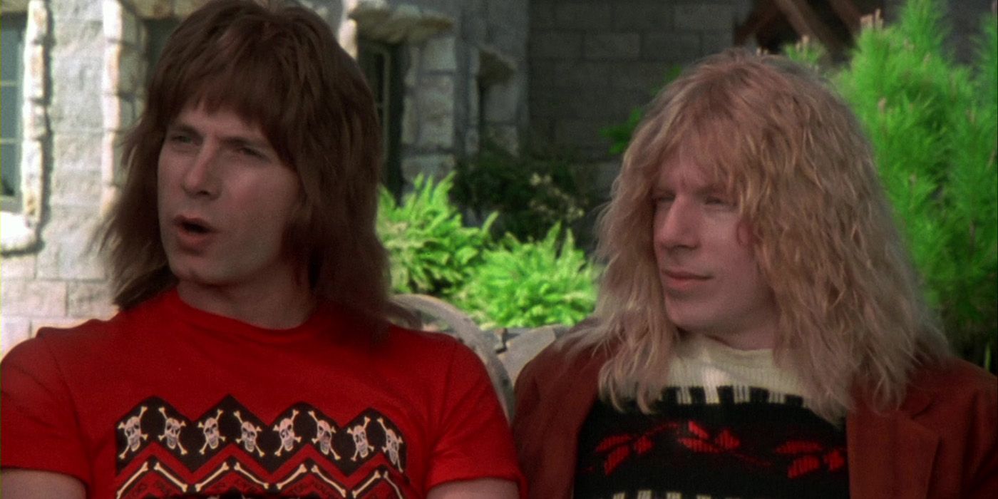 David and Nigel being interviewed in This is Spinal Tap.
