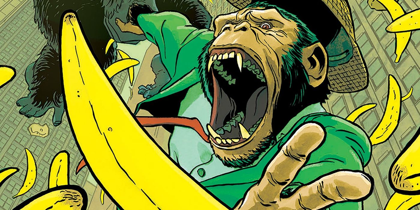 Detective Chimp Trying to Catch Banana DC