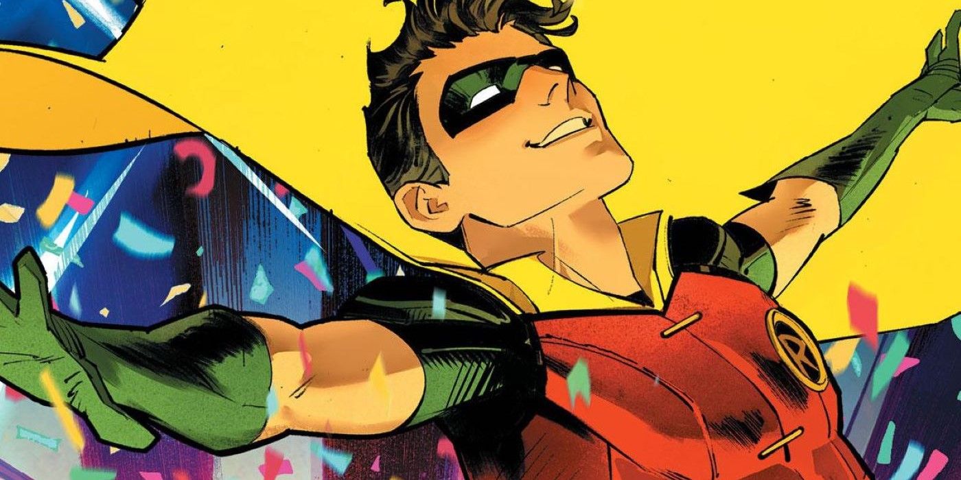 Dick Grayson como Robin em Batman Superman Worlds Finest #6