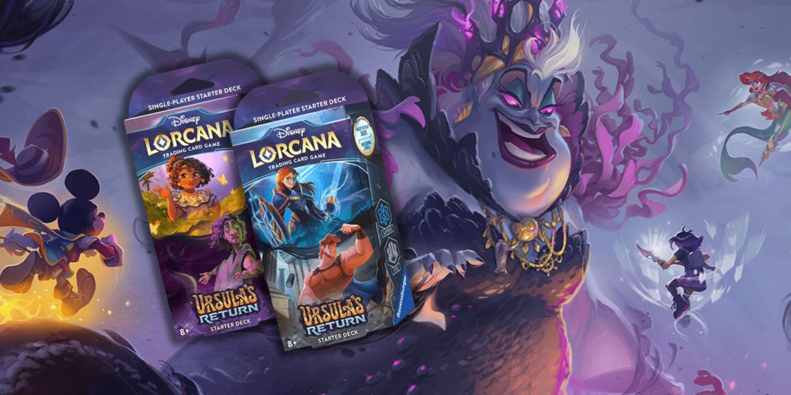 Disney Lorcana: Ursula’s Return Starter Decks Review