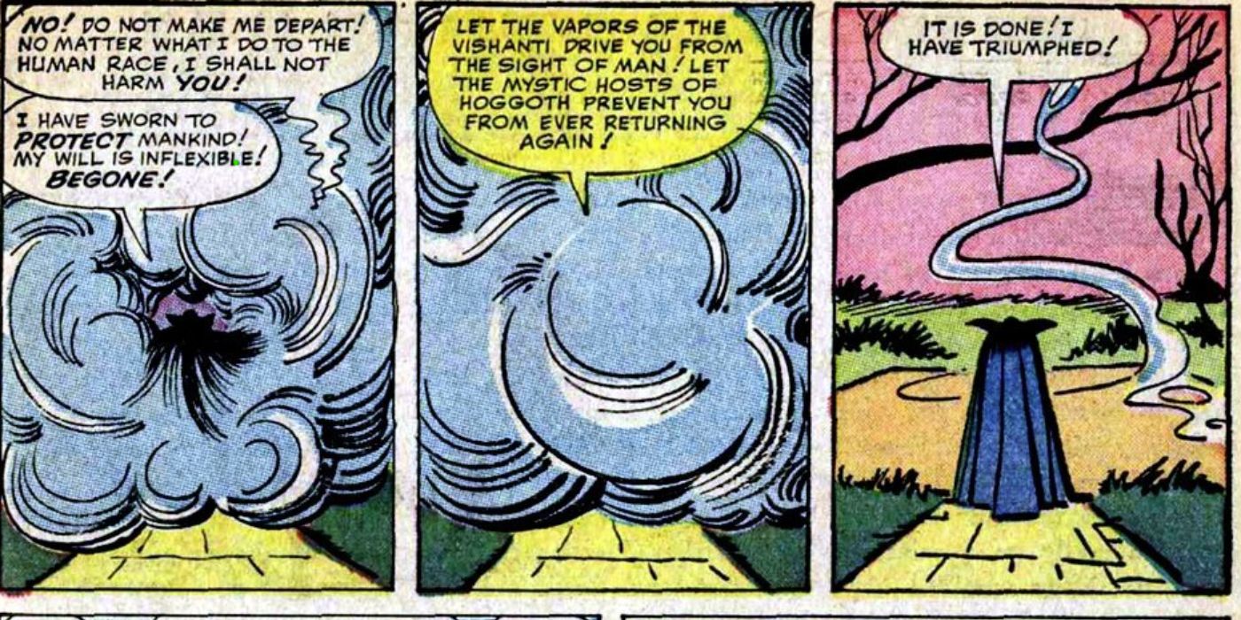 Doctor Strange uses the Vapors of Vishanti in Marvel Comics