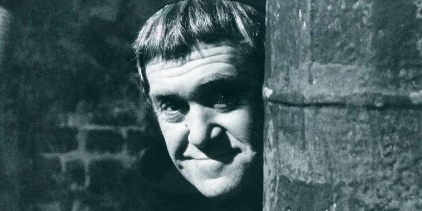 Peter Butterworth as the Meddling Monk smiling in Doctor Who.