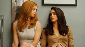 Donna and Rachel looking defeated in Suits season 5 episode Self Défense