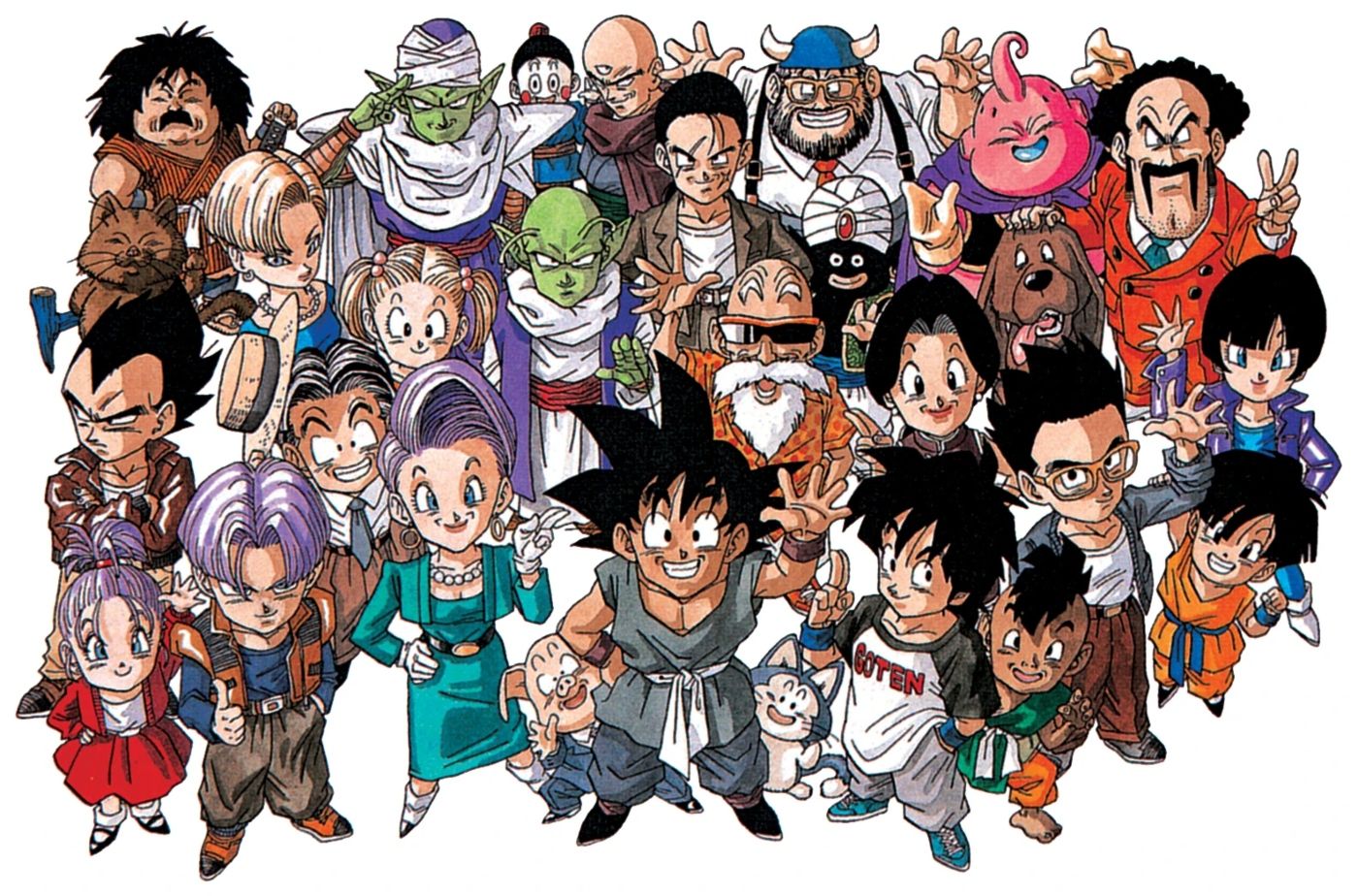 Every main character in Dragon Ball gathered together in End of Z.