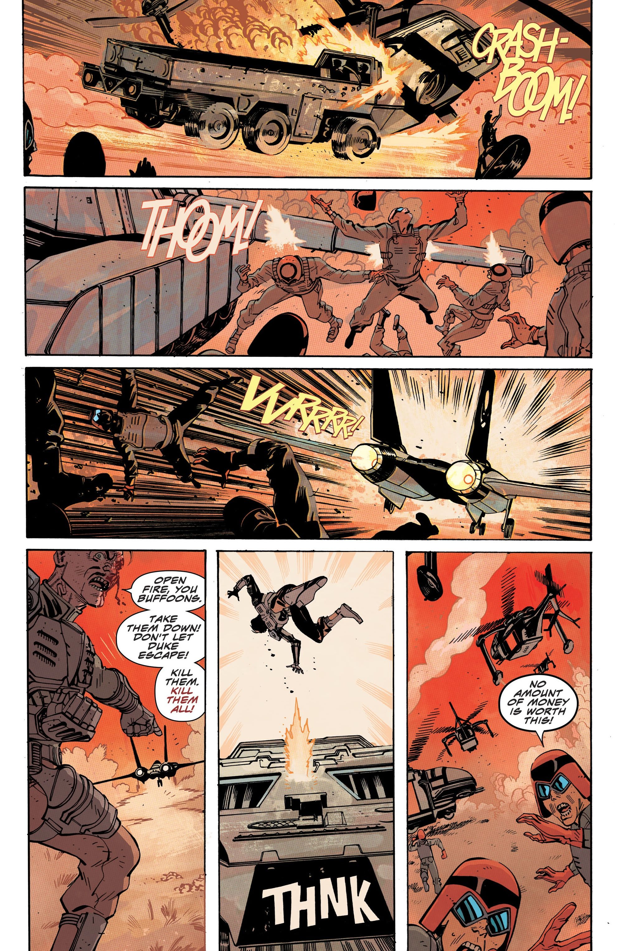 Duke #4 GI Joe vehicles lay waste to Destro&rsquo;s forces