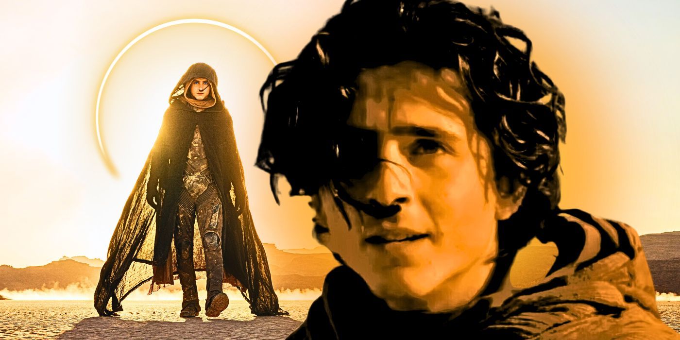 Timothee Chalamet as Paul Atreides walking in Dune 2
