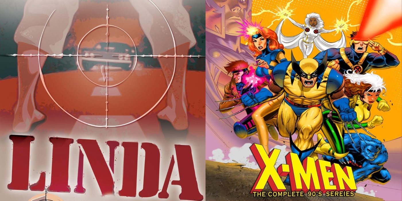 DVD covers of Linda the Policewoman season 1 and X-Men The Animated Series