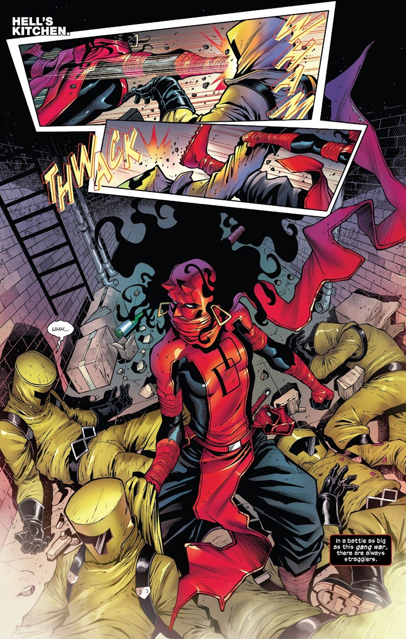 Elektra Daredevil cleans up Hell's Kitchen