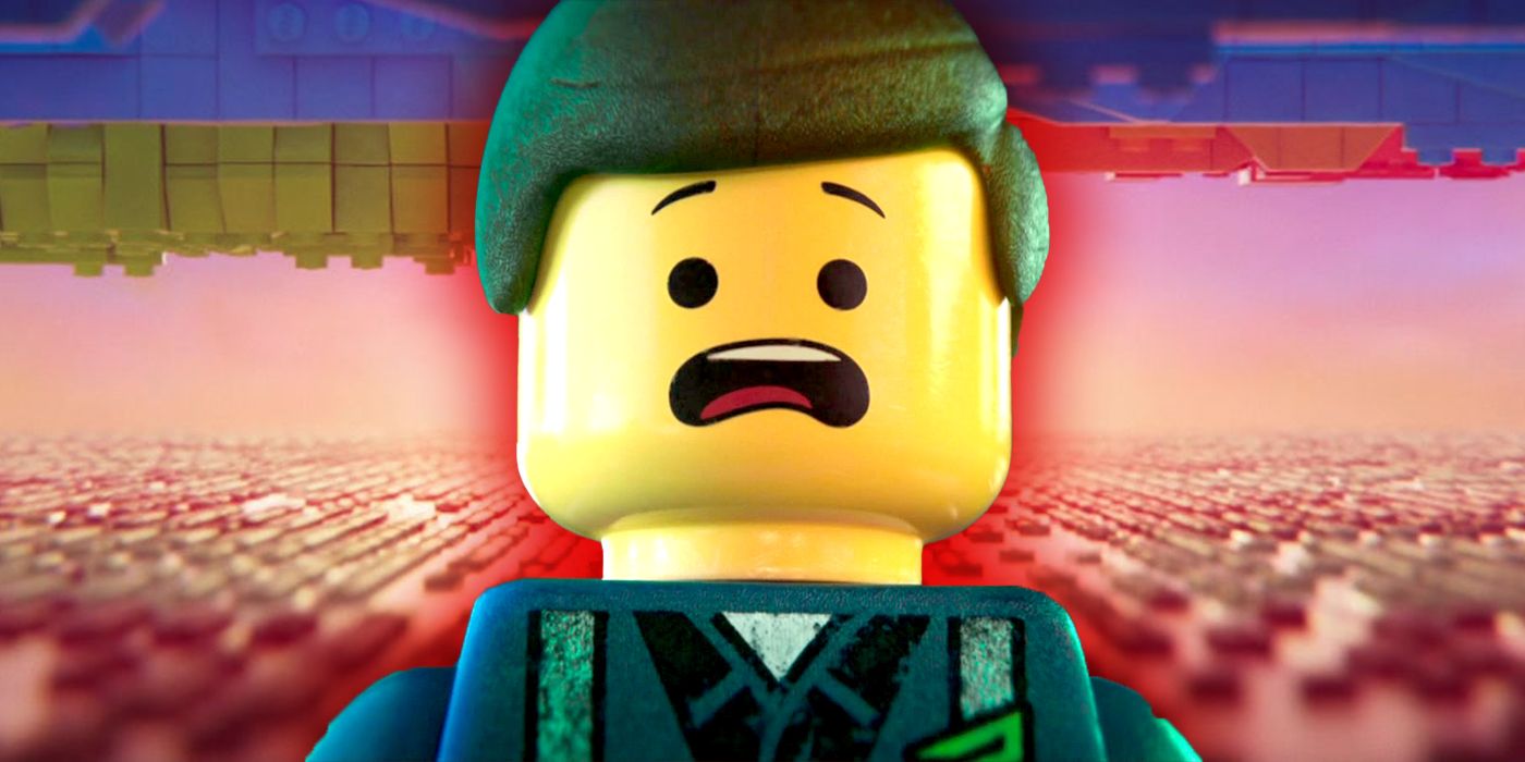 Emmett looking surprised in The Lego Movie 2 The Second Part