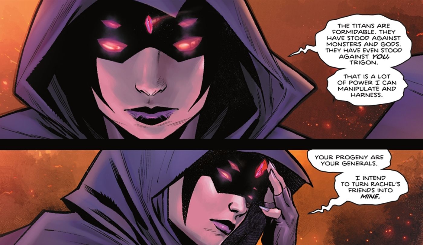 Evil Raven quer que os Titãs sirvam seu DC