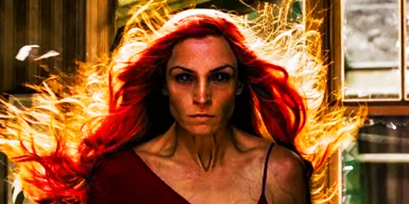 Jean Grey de Famke Janssen como a Fênix Negra em X-Men: O Confronto Final