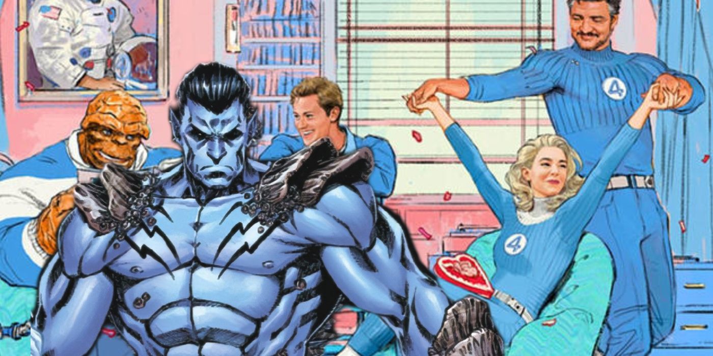 MCU's Fantastic Four with Marvel Comics' Imperius Rex.